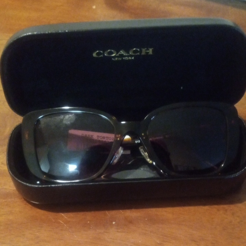 Coach Dark Tortoise Women's Sunglasses